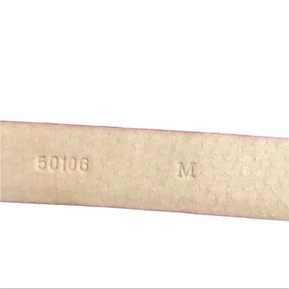Genuine Snakeskin Women’s Belt Size M Pink